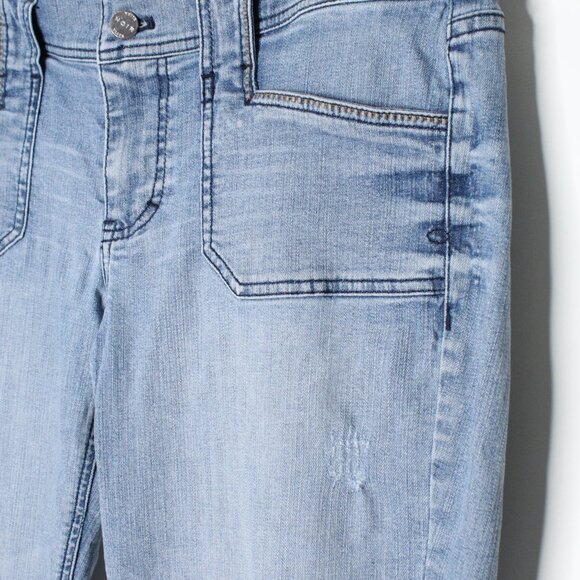 White House Black Market Patch Pocket Jean Capris - Picture 4 of 12